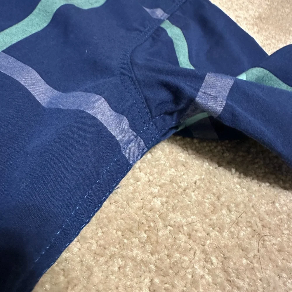 Boys blue plaid shirt size XL (18/20) Calvin Klein